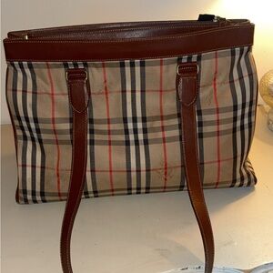 Vintage Burberry Tote
